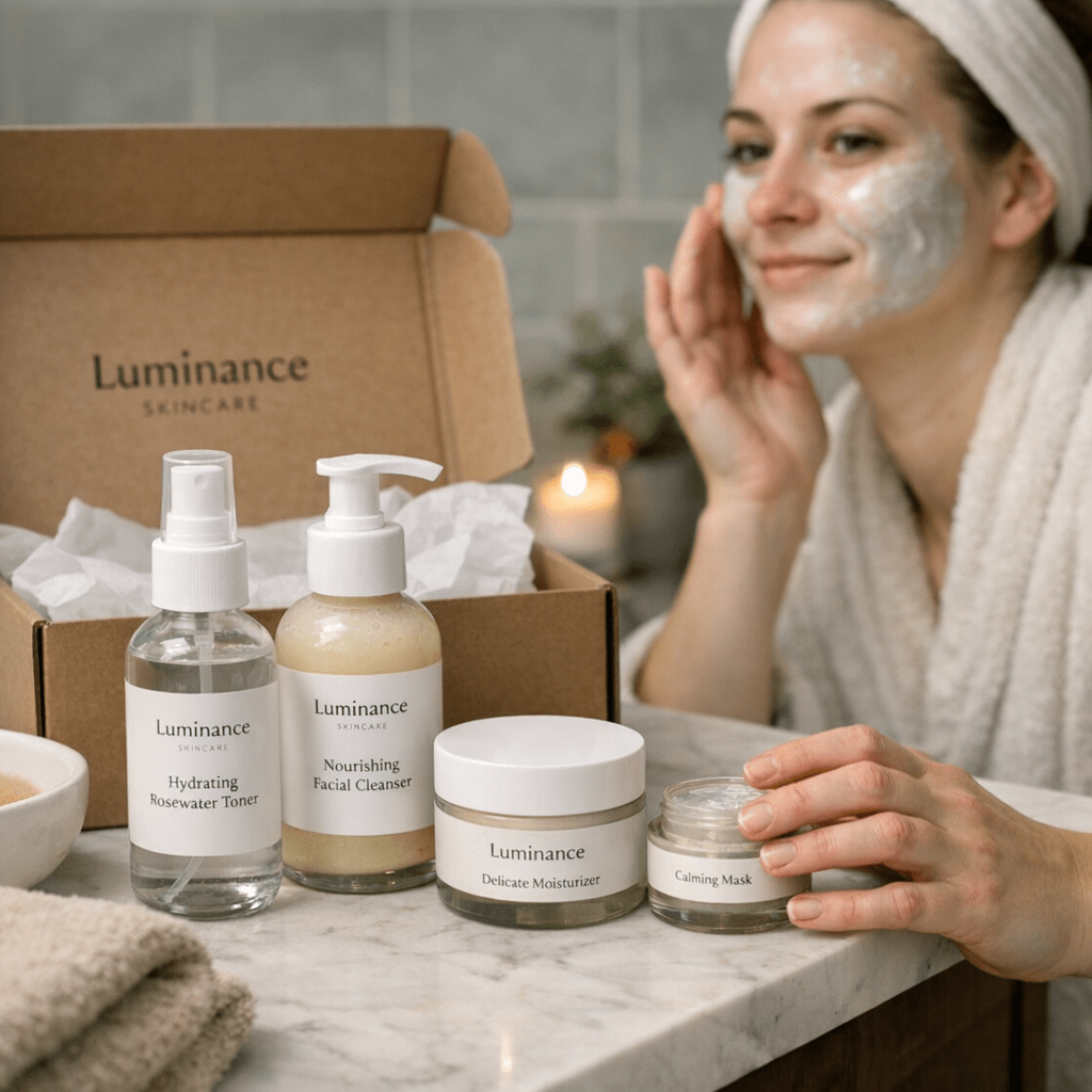 facial - Luminance Delicate Face Kit — Gentle Hydration Don