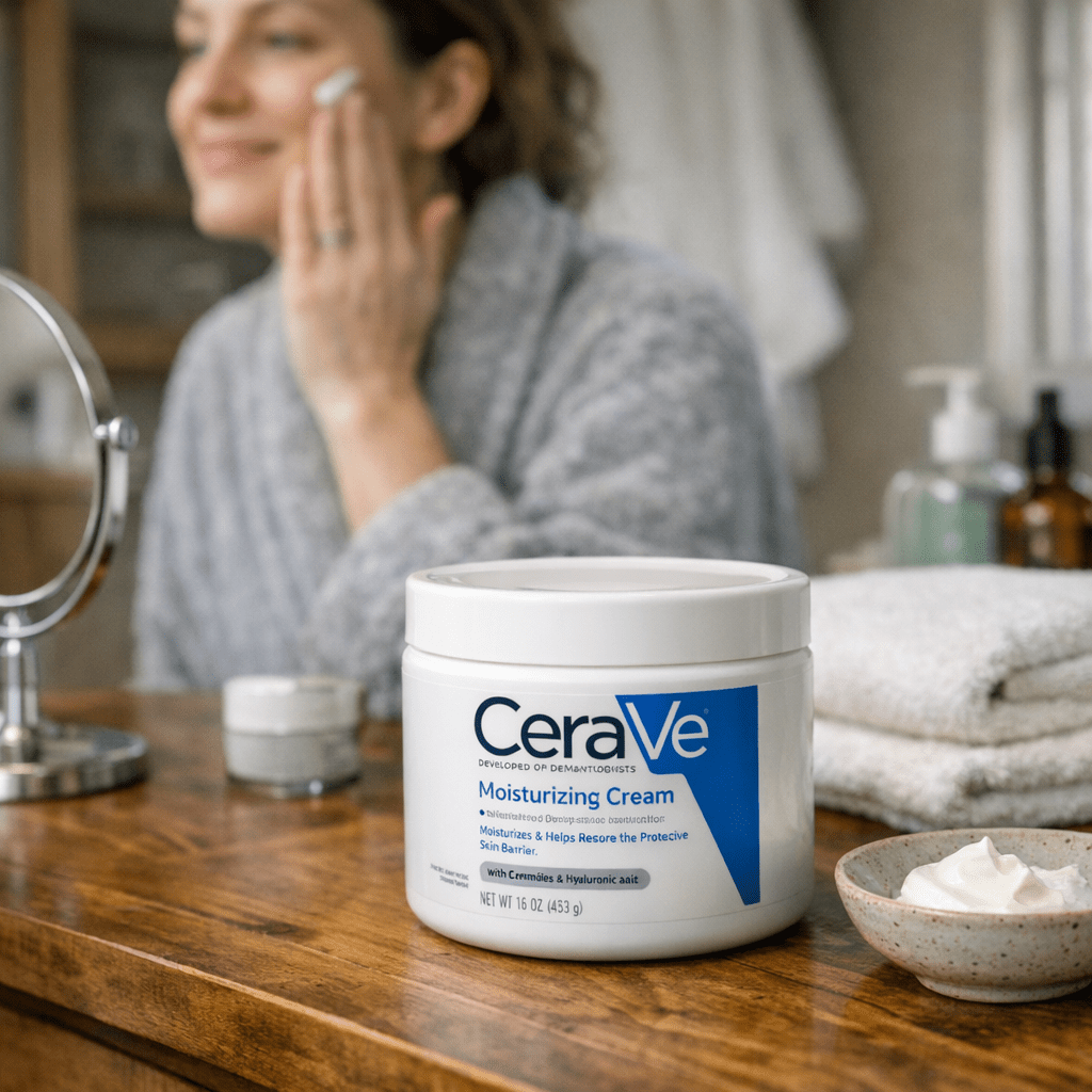face - CeraVe Moisturizing Cream