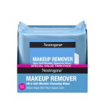 Neutrogena Micellar Makeup Remover Wipes | Compostable Plant-Based Towelettes (Twin Pack)