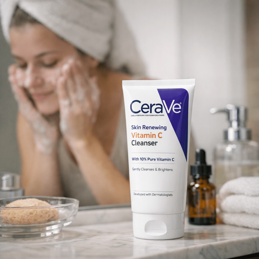 cleansers - CeraVe Skin Renewing Vitamin C Cleanser