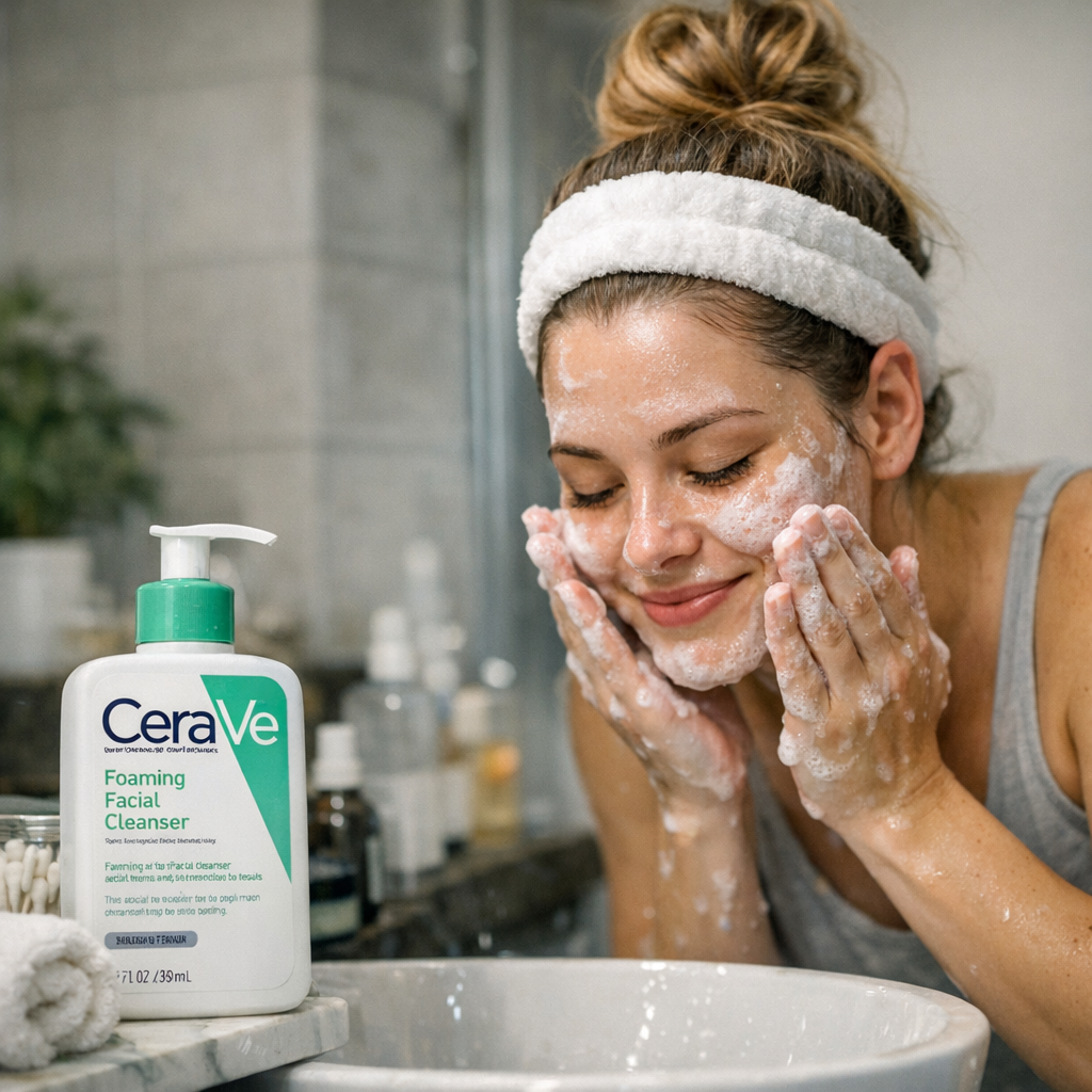 cleansers - CeraVe Foaming Facial Cleanser: The Unbeatable All