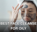 Adult woman relaxing with a clay face mask, enhancing skin health and wellness indoors.