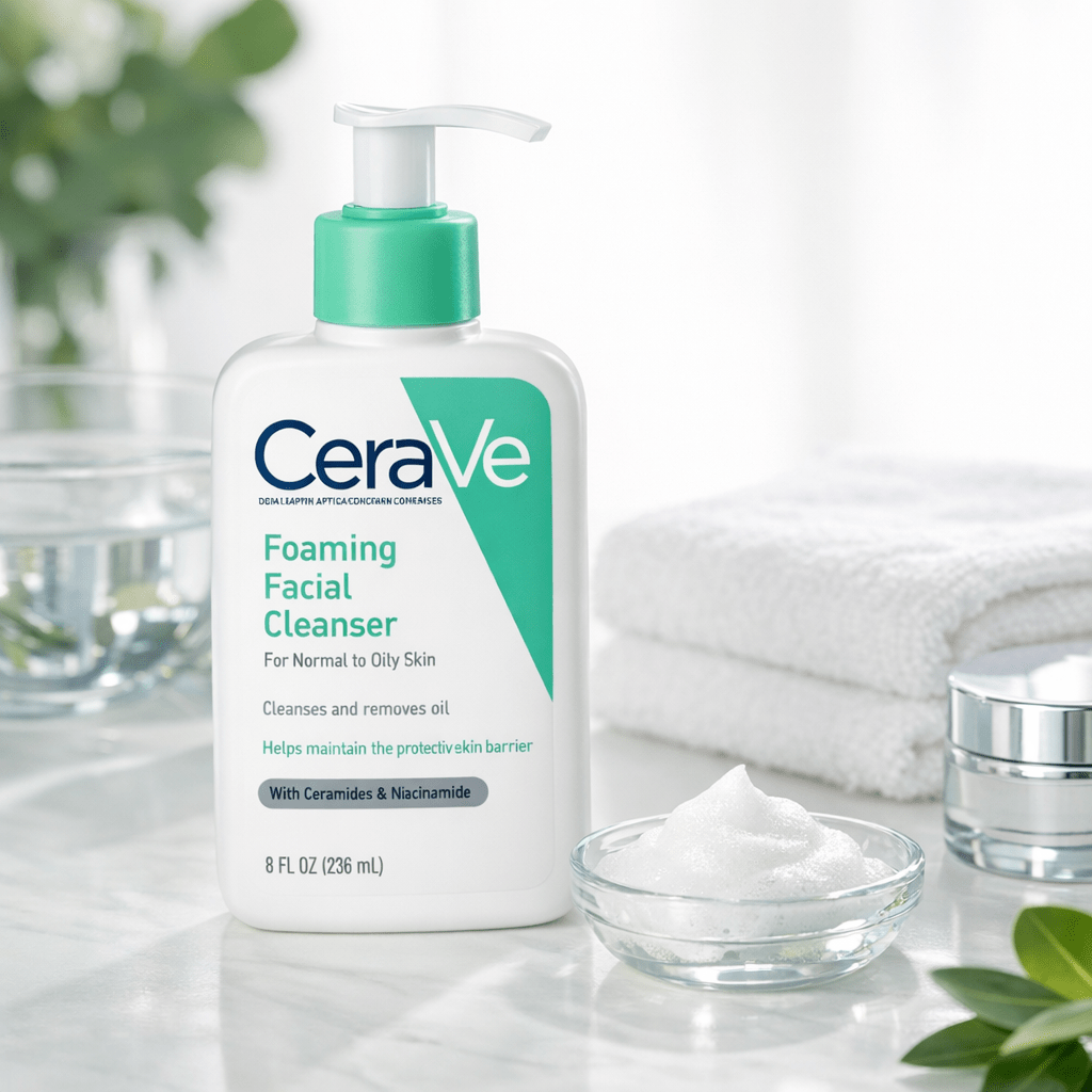 drugstore - CeraVe Foaming Facial Cleanser ($15)