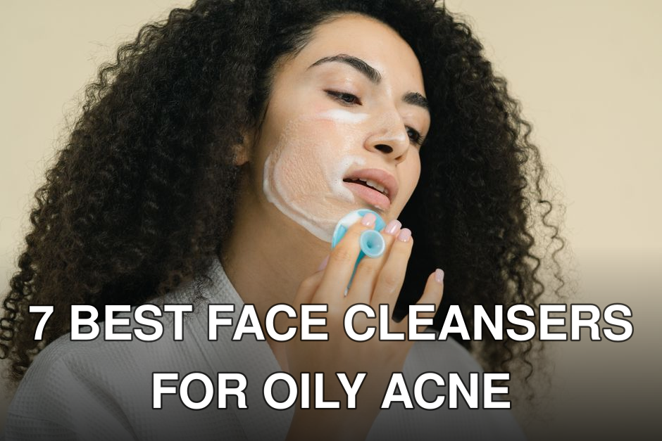 A woman uses a facial cleansing brush as part of her skincare routine, focusing on self-care and healthy skin.