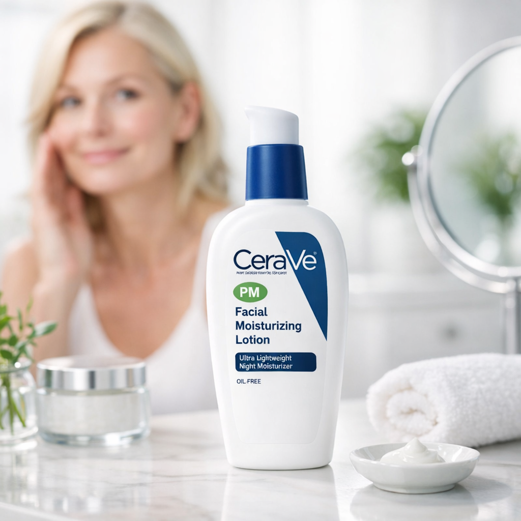 fragrance-free - CeraVe PM Facial Moisturizing Lotion — Still Leadi