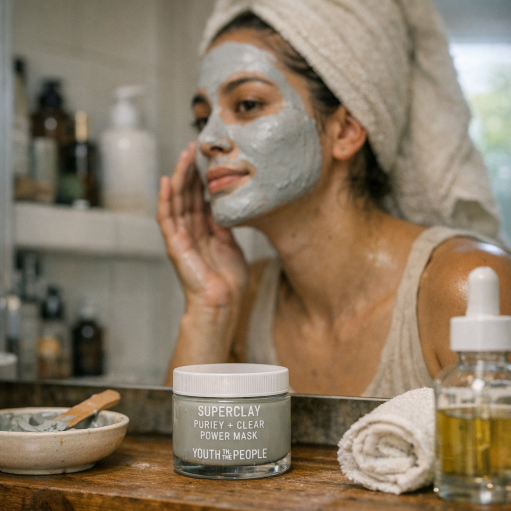 face - Youth To The People Superclay Purify + Clear Power