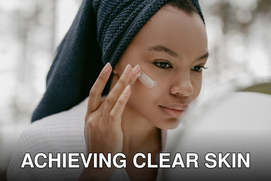 Woman gently applying facial cream in skincare routine, focusing on healthy skin.
