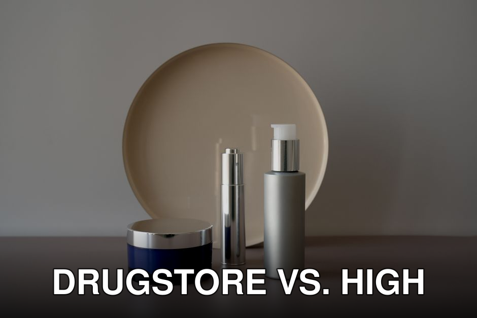 Elegant display of skincare products in a minimalist style, ideal for modern beauty brands.