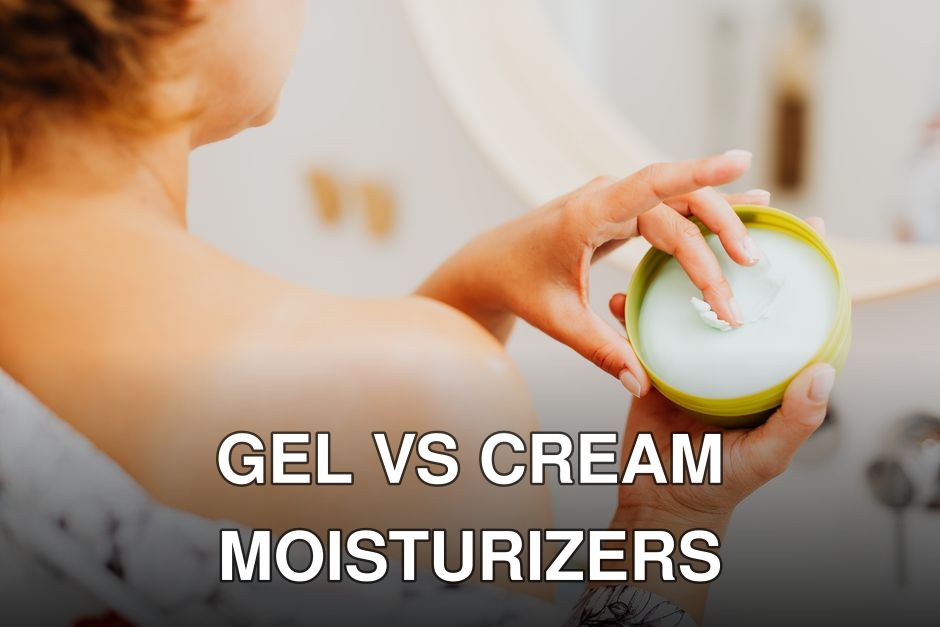 Close-up of a woman applying cream to her skin, emphasizing personal care and wellness.