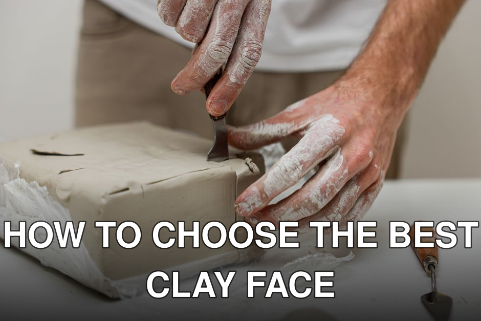 Photograph of a ceramist's hands shaping clay on a table, showcasing craftsmanship and skill.