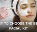 A serene spa facial treatment with a skincare mask being applied.