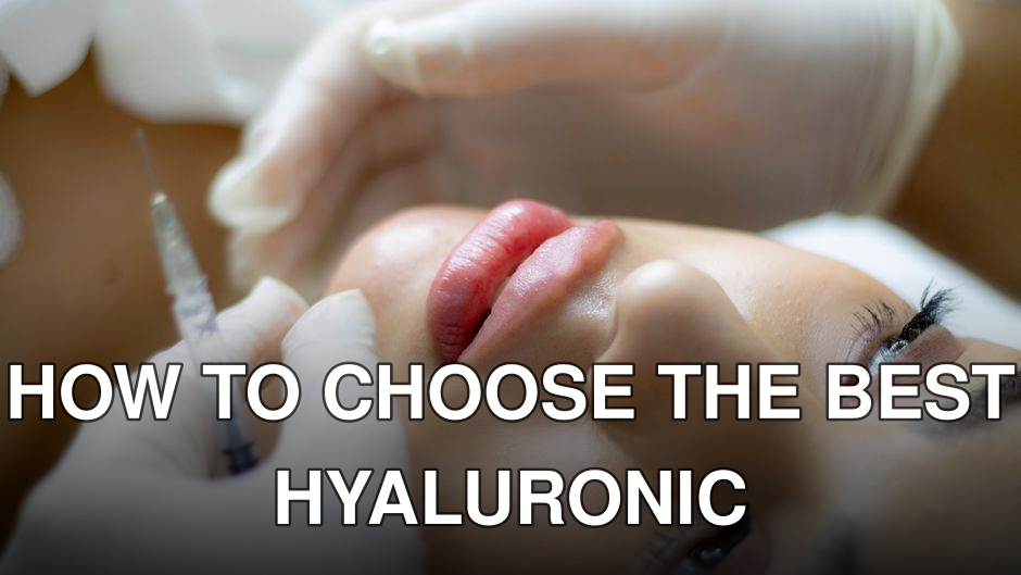 Close-up of a woman receiving a lip augmentation with a syringe by a professional.