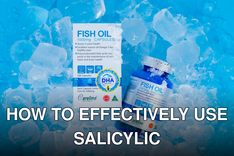 Fish oil capsules and packaging on ice, highlighting Omega 3 benefits for health.