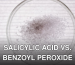 High-angle view of salt crystals in a petri dish, perfect for science stock images.