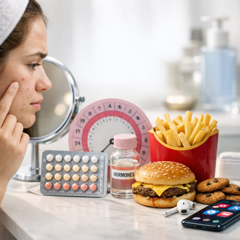 comparison: - What’s Actually Causing Teen Acne?