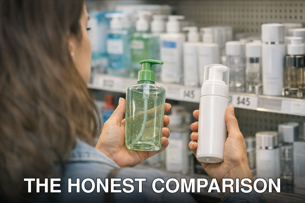 The Honest Comparison: Best Drugstore Skincare Routine vs Premium Brands for Oily Acne-Prone Skin (2026) - featured imag