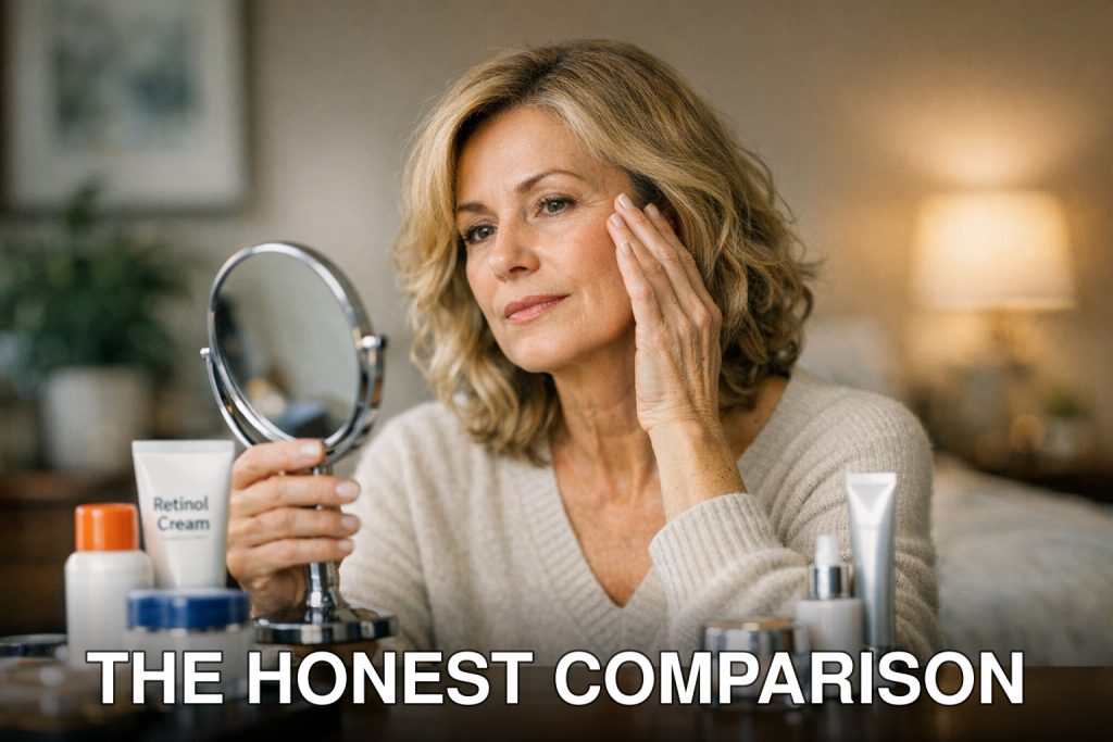 The Honest Comparison: Drugstore vs Korean Retinol Creams for Fine Lines Over 50 - featured image