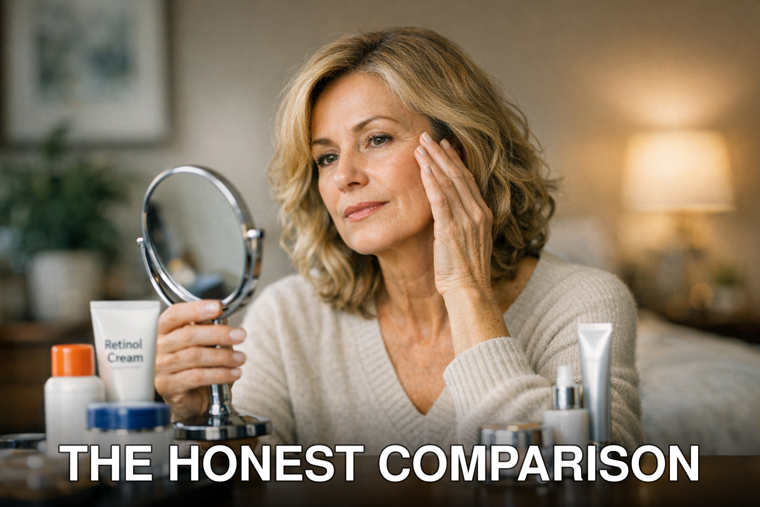 The Honest Comparison: Drugstore vs Korean Retinol Creams for Fine Lines Over 50 - featured image