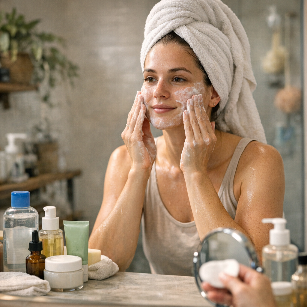building - The Exact Steps for Your Gentle Skincare Routine