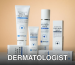 Elegant showcase of Water-Max skincare products including cleanser, cream, and mist on a white surface.