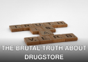 Close-up of wooden Scrabble tiles on a white surface spelling out 'Truth is a Verb'.